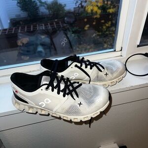 On Running Black and White Performance Sneakers